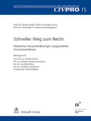 cover image of Schneller Weg zum Recht